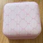 Pink Patterned Jewelry Case Photo 0