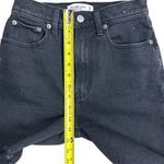 Abercrombie & Fitch Women's Ankle Straight Ultra High Rise Jeans Black 25/0S Photo 7