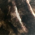 Vintage 50s 60s Opera Length Fur Coat Dark Brown Mouton Lamb Fur Shearling ~Med Photo 2