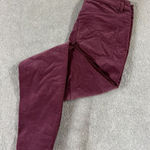 Soft Surroundings Pants Womens 8 Purple Brown Corduroy Tapered Stretch Photo 0