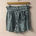 Joie  Cleantha Black & White Gingham High Waisted Shorts Size L NWT Photo 0