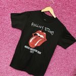 The Rolling Stones North American Tout 1975 Rock tee size small Photo 2