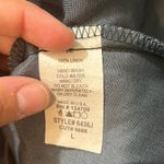 IC by Connie K Jacket Large Blue Linen button front boho back zip lagenlook Photo 9