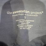 The Sweatshirt Project crochet Trim Cropped Leggings Pants Size S Blue Cotton Photo 6