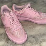 Nike Court Vision Low Shoes - Pink Lace Foam. Size 8.5 Photo 8