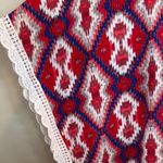 My Michelle  Red and Blue Dolman Sleeve Blouse Photo 1