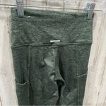 Aerie  The Hugger High Waisted Pocket Legging Green Space Dye Photo 5