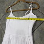 Quince  Womens 100% European Linen Scoop Neck Midi Dress White Basic Sleeved XS Photo 10