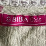 Biba Girls Cottagecore Floral Cream Cotton Boho Duster Cardigan Size 4 Photo 6