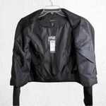 VERO MODA  Black Cropped Satiny Blazer Sz.8 Photo 7