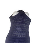 Nautica  Grand Isle Blue Crochet One Piece Swimsuit size 14 Beach Vacation Photo 4