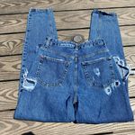 BDG  Mom High Rise Urban Outfitters Distressed Dark Wash Jeans Size 25 or 0 Photo 7