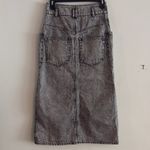 Isabel Marant Étoile Toria Denim Midi Jean Skirt in Washed Gray Size FR 34 NWT Photo 5