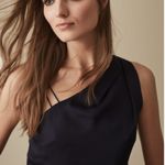 Reiss NWOT POSITANO CROSS BACK SATIN DRESS Photo 3