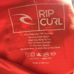 Rip Curl Orange Surfing Short Sleeve Shirt Women's Size Large UPF 50 Photo 6