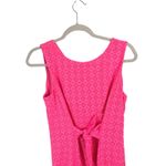 Lilly Pulitzer Clarise Shift Dress Pink Isle Eyelet Ditsy Diamond Preppy Women 4 Photo 1