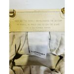 THEMOIRè Brown Tan Straw Woven Beaded Pearl Magnetic Closure Clutch Purse Photo 7