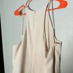 Badgley Mischka  Blush Halter Odessa Zip Up Back Gown Dress Size 18 Photo 9