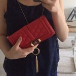 Rebecca Minkoff mini love clutch in Magenta Photo 1