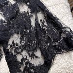 Dolce & Gabbana Dolce a d Gabbsna Black Lace Top Sz S IT38 Photo 6