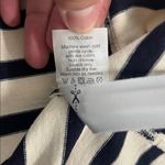 J.Crew  Women’s Cream and Black Striped Long Sleeve -100% Cotton Size:Xtra Small Photo 3