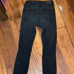 Aeropostale  High Waisted Jeggings Black Jeans Ripped‎ Destroy size 0 short Photo 5