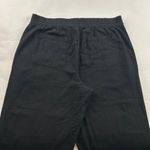 Old Navy  Black Linen Blend Wide Leg Lounge Pant XL Photo 6