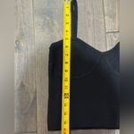 Madewell Corset Black Ribbed Tank Top Size M Whimsigoth Witchy Batty Edgy Chic Photo 11