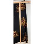 Vintage First Option S Floral Midi Skirt Black Moody Whimsigoth Dark Summer Cute Photo 4