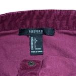 Forever 21  Maroon Corduroy A-Line Mini Skirt Size L Photo 3