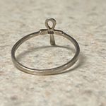 .925 Sterling Silver Ankh Ring | Delicate Egyptian Symbol | Spiritual | Size Photo 2