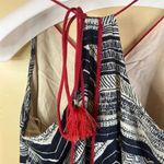 Anthropologie Akemi + Kin Riviera Halter Midi Dress Medium Aztec Print Boho Photo 7