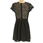 B Darlin B. Darlin Black Cocktail Dress Size 5/6 Short Sleeve Photo 4