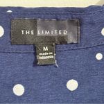 The Limited  Blue Casual Long Sleeve Dress with Cuffed Sleeves and Notched Collar Photo 3