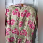 Jessica London Dress Cottagecore Floral 16WT Plus Sz Midi Linen Blend Photo 6