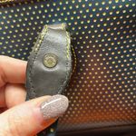 Dooney & Bourke Blue/Yellow/Black Leather Cabrio Top Zip Shoulder Made in USA Photo 12