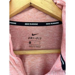 Nike  Di-Fit Quarter Zip Jacket Long Sleeve Size Small Orange Activewear Pullover Photo 2