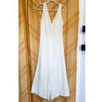 Madewell NWT  Size Large NF563 Lightestspun Tie Back Cover Up Jumpsuit Lighthouse Photo 5