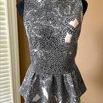 Worthington  Top in Black & White with Peplum Photo 0