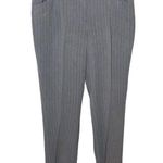 Anne Klein Gray Wide Stripes Dress Pants Photo 0