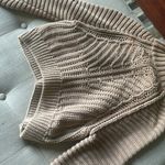 Free People Chunky Knit Turtle Neck Cropped Sweater Size Small Photo 3