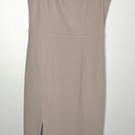 Show Me Your Mumu Show Me the Ring Champagne Stretch Eden Midi Dress Photo 0