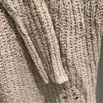 EXPRESS 2016 Distressed Oversized High Low Hem Turtleneck Sweater XS Photo 3