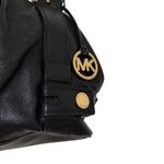 Michael Kors Black leather Tote bag. Gold trim details. Classic style Photo 8
