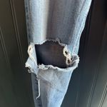 Old Navy  Women's Rockstar Super Skinny High Rise Ripped Jeans - Light Blue Photo 4