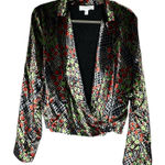 Anthropologie  Attitwa Velvet Blazer Size 12 Photo 0