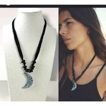 Free People  Celestial Pendant Long Tie Necklace Photo 1