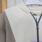 Madewell NEW  MWL Betterfleece Colorblock Zip Hoodie‎ Sweatshirt, L Photo 8