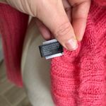 The Limited  Y2K Pink Off Shoulder Mohair Blend Sweater Whimsical Size L Photo 7