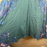 Free People  Intimately Marsha Printed Trapeze Slip Dress Size XS Green Boho‎ Photo 7
